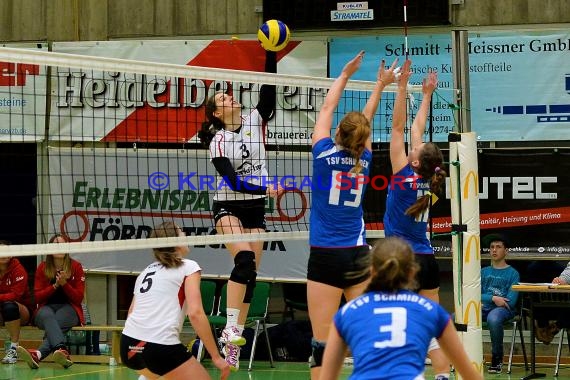 Volleyball Damen 3. Liga Süd SV Sinsheim gegen TSV Schmiden 18.02.2017 (© Siegfried)